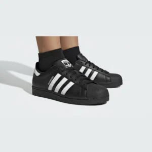 adidas Superstar Black and White Sneakers